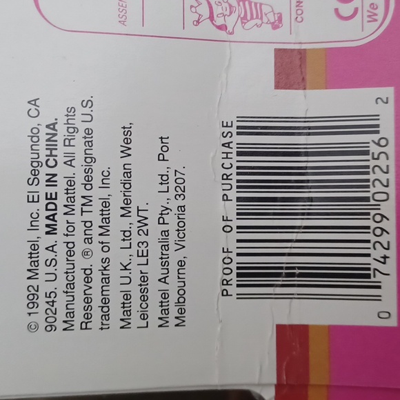 1992 Italian Barbie Neopolitan Dancers Costume Outfit Naples Mattel - Picture 10 of 13